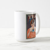 Niedliches Vintages Tee-Poster Kaffeetasse (VorderseiteRechts)