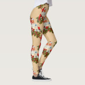 Niedliches Vintages Weihnachtsmuster, Weihnachten Leggings (Rechts)