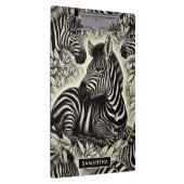 Niedliches Vintages Zebra-Muster Klemmbrett (Rechts)