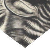 Niedliches Vintages Zebra-Muster Tischdecke (Schrägansicht)