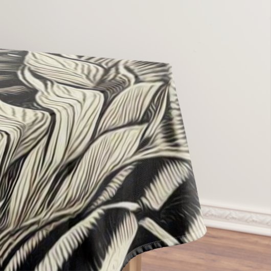 Niedliches Vintages Zebra-Muster Tischdecke (Beispiel)