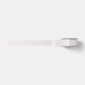 Niedliches violettes Blumenmuster Satinband (Vorderseite)