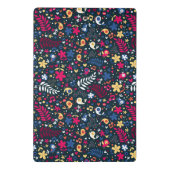 niedliches Vogel- und Blumenmuster Mini Klemmbrett (Rückseite)