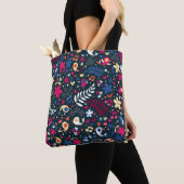niedliches Vogel- und Blumenmuster Tasche (Von Nahem)