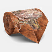 Niedliches Vogelgeflecht Krawatte (Gerollt)