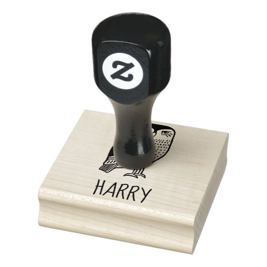 Niedliches Vogelhandziehen Gummistempel (Stempel)