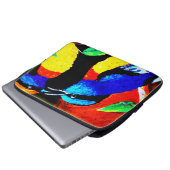 Niedliches Vogelpaar. Jetzt kaufen Laptopschutzhülle (Vorne Knopf)