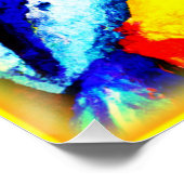 Niedliches Vogelpaar. Jetzt kaufen Poster (Ecke)