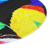 Niedliches Vogelpaar. Jetzt kaufen Schneidebrett (Ecke)