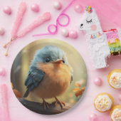 Niedliches Vogelpapier Pappteller (Party)
