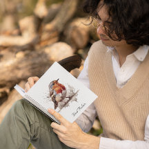 Niedliches Vogelrottrobin in Aquarellfarben indivi