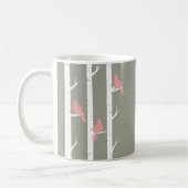 Niedliches Vogelschutzmuster Kaffeetasse (Links)