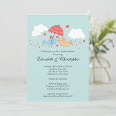 Niedliches Vogelschutzprogramm Einladung (Stehend Vorderseite)