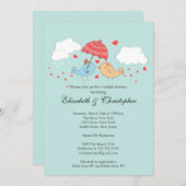 Niedliches Vogelschutzprogramm Einladung (Vorne/Hinten)