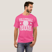 Niedliches Volleyball-Shirt für Mamas-2 Herz Proud T-Shirt (Vorne ganz)