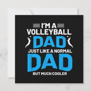Niedliches Volleyballgeschenk für Väter und Männer Einladung
