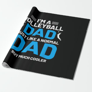 Niedliches Volleyballgeschenk für Väter und Männer Geschenkpapier