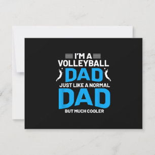 Niedliches Volleyballgeschenk für Väter und Männer RSVP Karte