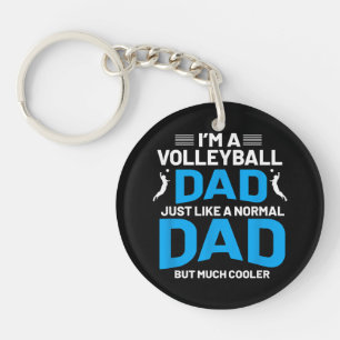 Niedliches Volleyballgeschenk für Väter und Männer Schlüsselanhänger