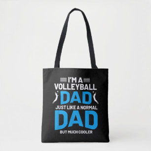 Niedliches Volleyballgeschenk für Väter und Männer Tasche