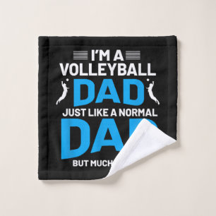 Niedliches Volleyballgeschenk für Väter und Männer Waschlappen
