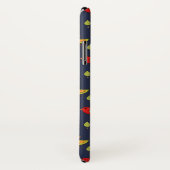 Niedliches, von Hand Gezeichnet Vogelmuster Case-Mate iPhone Hülle (Hinten/Rechts)