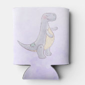 Niedliches vorhistorisches Dinosaurier Toy Dosenkühler (Rückseite)