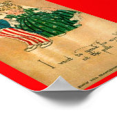 Niedliches Wahlrecht für Frauen - Illustration Poster (Ecke)