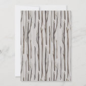 Niedliches Wald | Babydusche Dankeschön Karte (Rückseite)