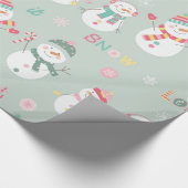 Niedliches Wald Geschenkpapier (Ecke)