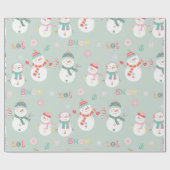 Niedliches Wald Geschenkpapier (Flach)