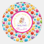 Niedliches Wald Liebe Tanz Rock-n-Roll Lila Runder Aufkleber (Vorderseite)