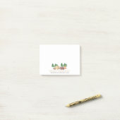 Niedliches Wald Waldtier Post-it Klebezettel (Auf Schreibtisch)