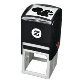 Niedliches Waldeichhörnchen mit Nut Permastempel (Produkt)