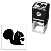 Niedliches Waldeichhörnchen mit Nut Permastempel (Beispiel)