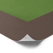 Niedliches Waldhuhn Poster (Ecke)