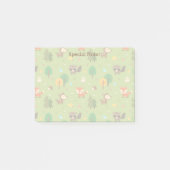 Niedliches Waldland Tiermuster für Kinder Post-it Klebezettel (Vorderseite)