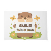 Niedliches Waldmurmeltier „Lächle, du bist auf Kam