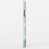 Niedliches Waldraccoon in Winterhut Case-Mate iPhone Hülle (Hinten/Rechts)