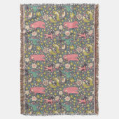 Niedliches Waldtier-Muster Decke (Vorderseite Vertikal)