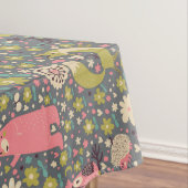 Niedliches Waldtier-Muster Tischdecke (Beispiel)