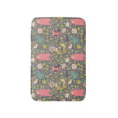 Niedliches Waldtiermuster Badematte (Vorderseite Vertikal)