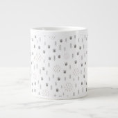 Niedliches Waldtiermuster Jumbo-Tasse (Vorderseite)