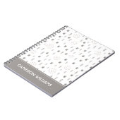 Niedliches Waldtiermuster Notizblock (Linke Seite)