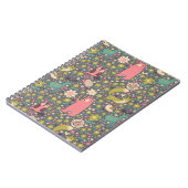 Niedliches Waldtiermuster Notizblock (Linke Seite)