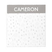 Niedliches Waldtiermuster Notizblock (Vorderseite)