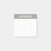 Niedliches Waldtiermuster Post-it Klebezettel (Vorderseite)