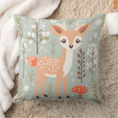 Niedliches Waldwild, Waldfreunde, geschlechtsneutr Kissen (Decke)