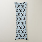 Niedliches walisisches Grenzpolster Seitenschläferkissen (Vorderseite Vertikal)