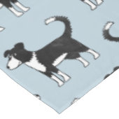 Niedliches walisisches Grenzpolster Tischdecke (Schrägansicht)